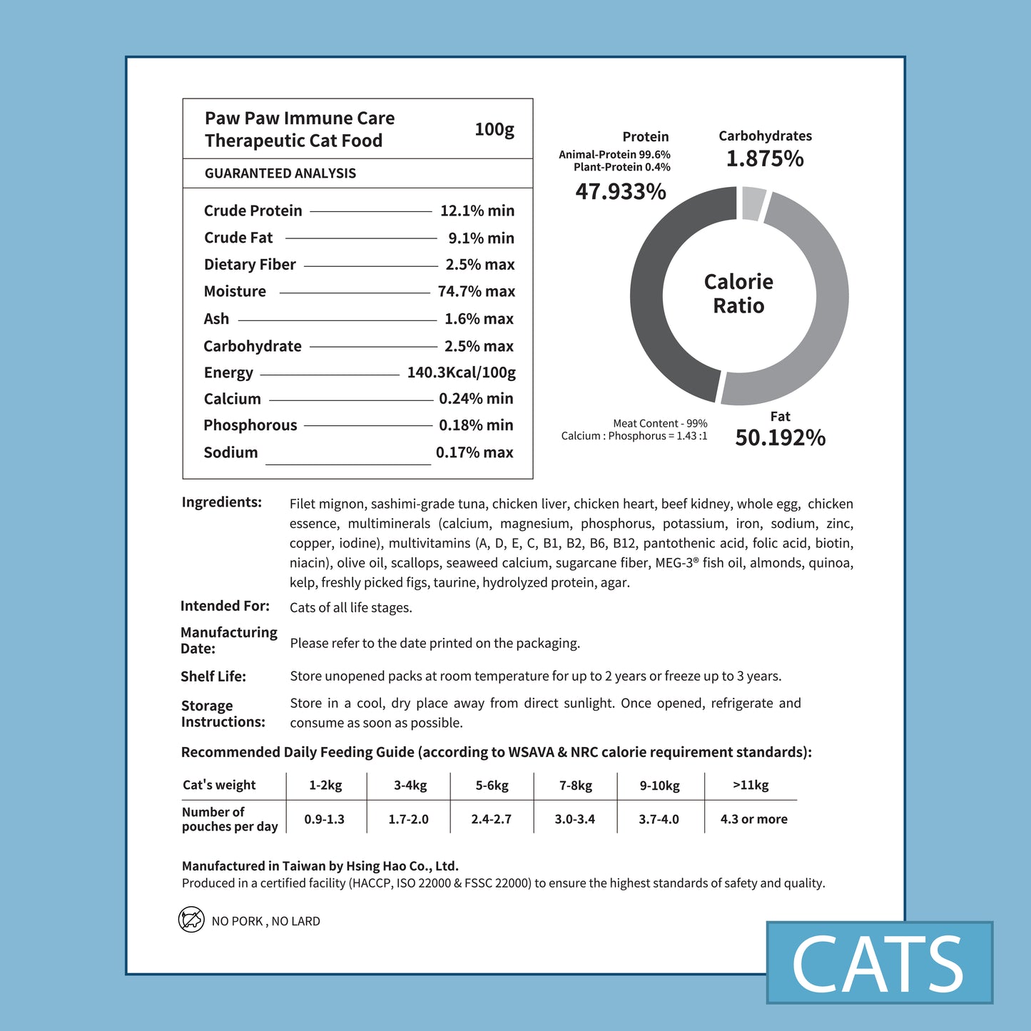 Immune Care Therapeutic Meal 7 Pack Bundle for Cats